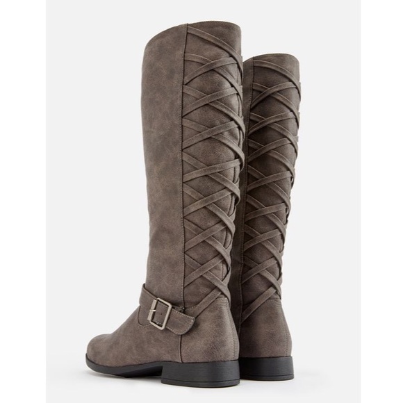 JustFab Shoes - Corset Back Boots